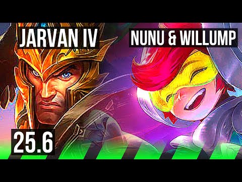 JARVAN IV vs NUNU & WILLUMP (JGL) | 3/1/18 | EUW Master | 25.6