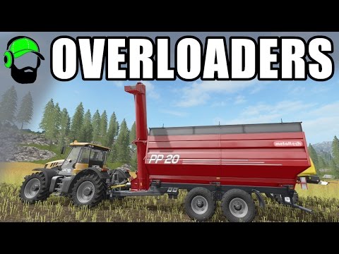 Farming Simulator 17 Courseplay Tutorial - How to use an overloader with courseplay