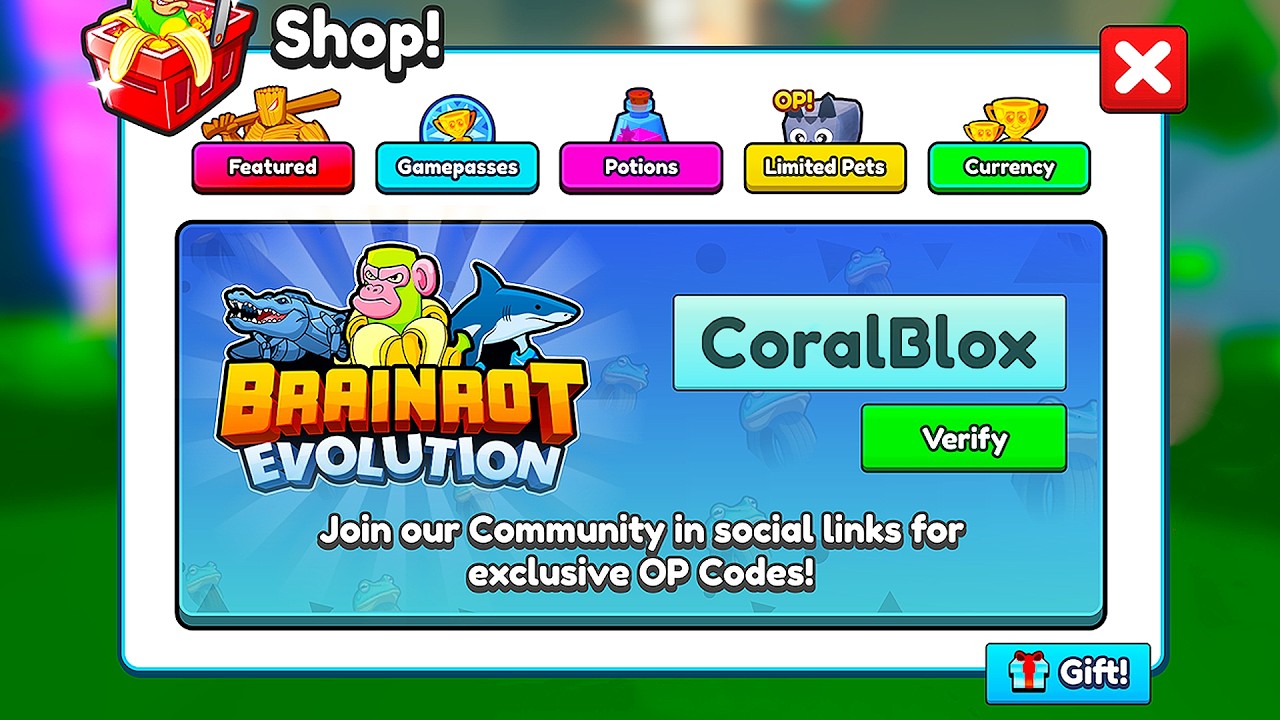 Every REDEEM CODE In Brainrot Evolution! (Roblox)