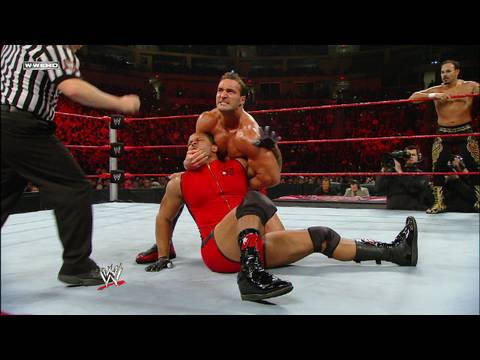 MVP , Mark Henry, and R-Truth vs. Jack Swagger, Chavo