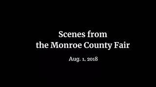 Scenes from the Monroe County Fair Aug 1, 2018
