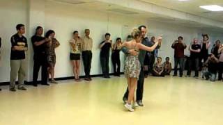 Pablo Rodrigues & Noelia Hurtado. Class on Boleos. SMITH, Los Angeles. 7.05.2011