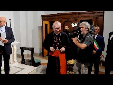 Il Segretario di Stato Vaticano, Card. Pietro Parolin, visita San Tommaso