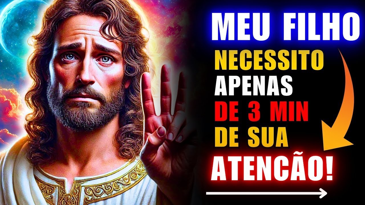 🔴3 MINUTOS É O SUFICIENTE PARA TE ABENÇOAR | MENSAGEM DE DEUS PARA VOCÊ | MENSAGEM DE DEUS