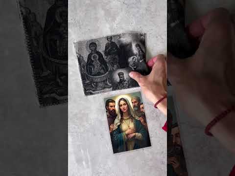 Миниатюра изображения товара Икона Wolves Для защиты здоровья с молитвой 5346