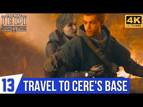 STAR WARS JEDI SURVIVOR PC Gameplay Part 13 - Travel to Cere's Base | Skriton Boss Fight | Jedha