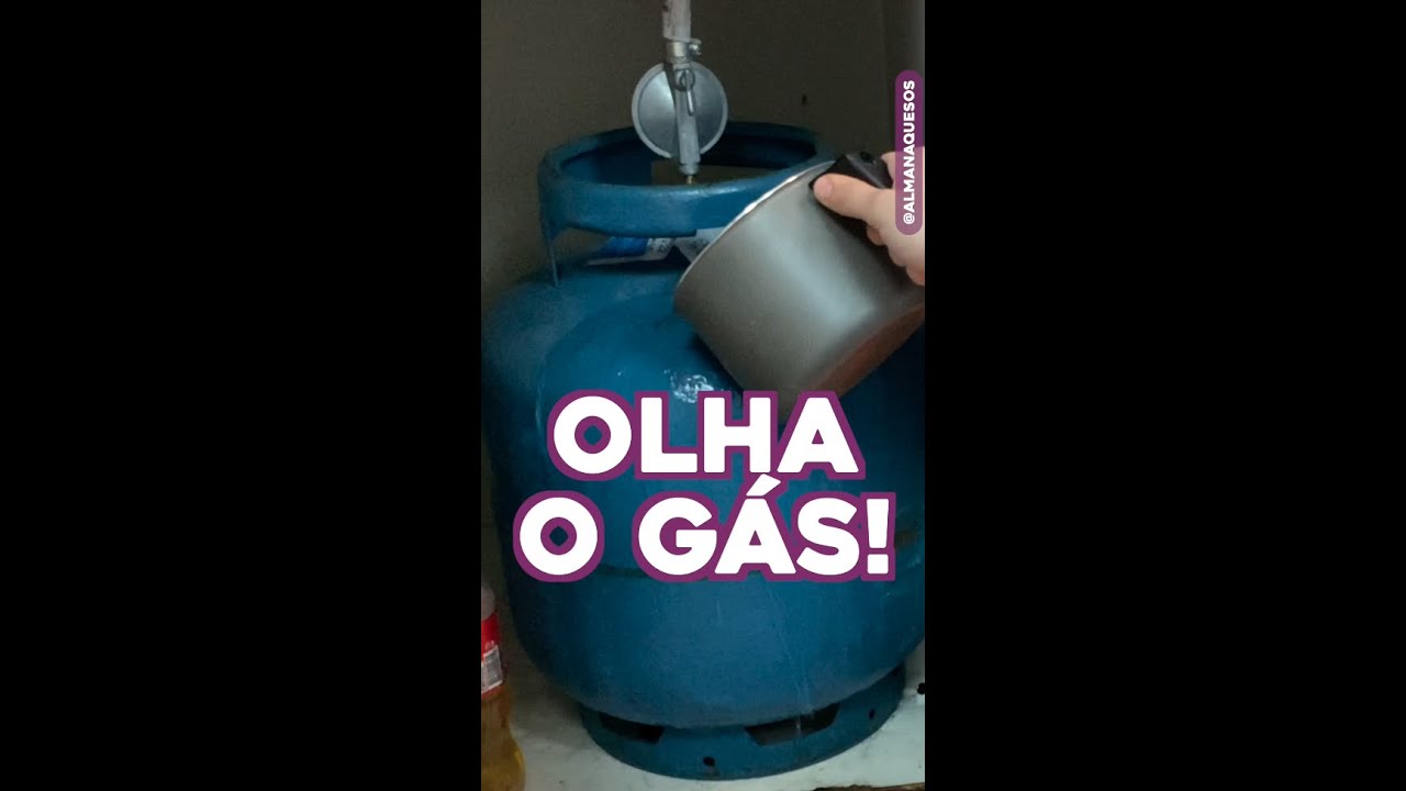 Quanto Gás Ainda Tem no Botijão #shorts