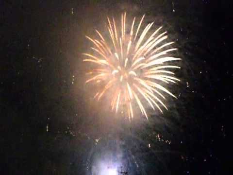 Dorney Park Fireworks across from the Comfort Suites Allentown