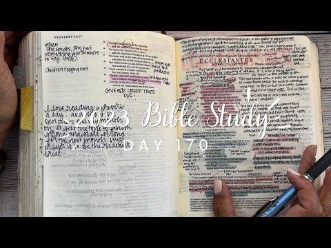 Study the Bible in One Year: Day 170 Ecclesiastes 1-6 | bible study for beginners