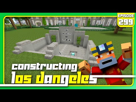 Minecraft Xbox 360: Constructing Los Dangeles - Episode 299! (Spawn Monument!)