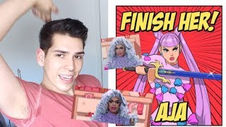 AJA - FINISH HER! (OFFICIAL MUSIC VIDEO) REACTION!