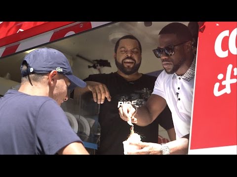 Ice Cube & Kevin Hart hijack Nova's ice cream van