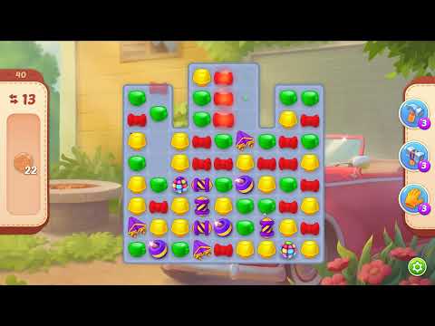 Homescapes level 40 - 17 Moves 🏡 Gameplay Walkthrough (Android, iOS) Playrix