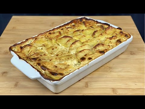 LE VÉRITABLE GRATIN DAUPHINOIS AVEC TRÈS PEU D’INGRÉDIENTS FACILE, DÉLICIEUX ET RAPIDE À RÉALISER 🥔