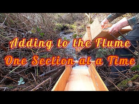 Building a Flume In Hopes of Keeping a Creek Out of My Basement Shop, Part 2