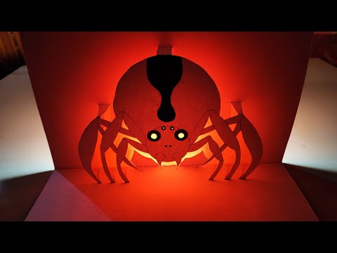 Spider pop up card / 3d spider