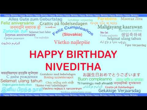 Niveditha   Languages Idiomas - Happy Birthday