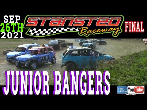 Stansted Raceway. JUNIOR BANGERS. FINAL. 26/09/21.Stock car. #Bangerracing #Racing #Race