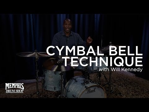Will Kennedy talks about cymbal bell technique at Memphis Drum Shop