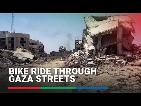 Bicycle ride through the streets of Gaza shows extensive damage caused during war ABS-CBN News