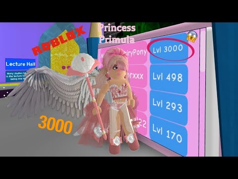 Reaching Level 3000 Royale High School Roblox Mlp And - royale high school roblox mlp and winx fairy pony
