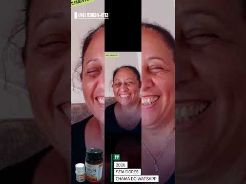 Estela de Goioere no Paraná sem dores , tomando o Artrinet e Alivia..