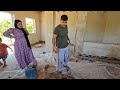 The construction of a basic house by Malik and Maryam in the nomadic life
