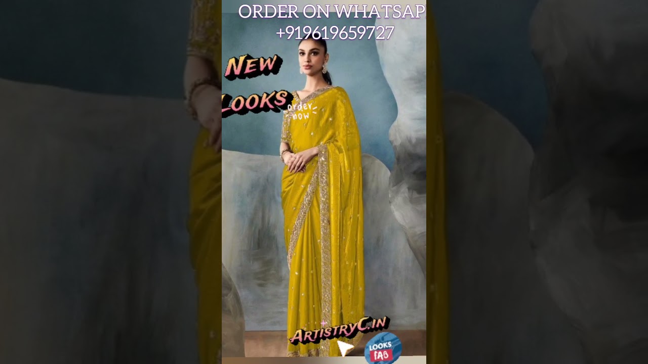 Latest Tissue Organza Saree 2025 like Akshara's? Buy Now ₹6690! WhatsApp +919619659727
