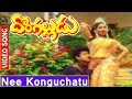 Donga Alludu Telugu Movie Songs Nee Konguchatu Video Song Suman Soundarya V9videos
