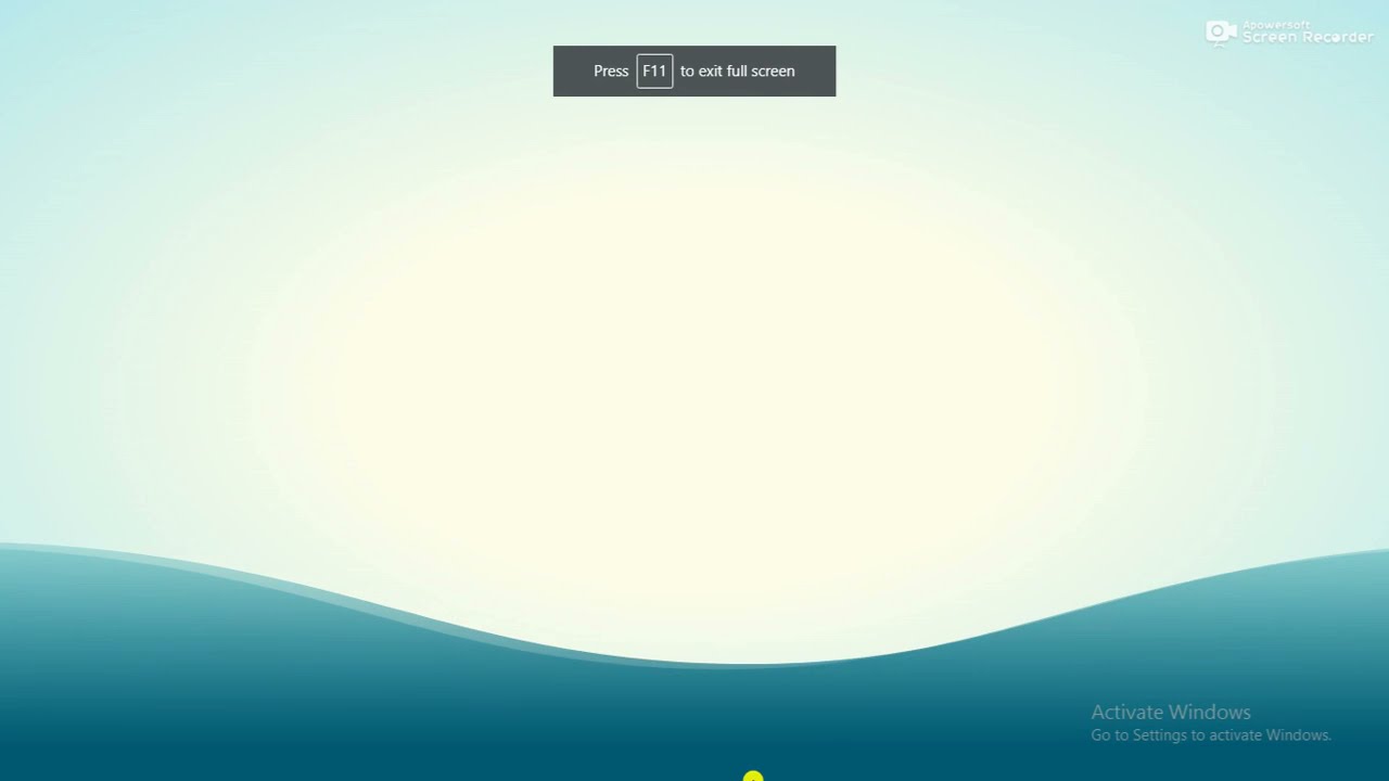 Background Wave Animation With Html And CSS