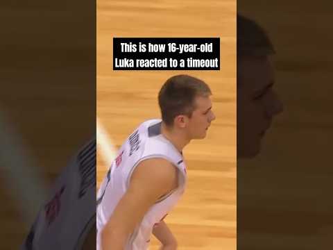 Luka DONCIC’S Timeout Reactions: 16-Year-Old