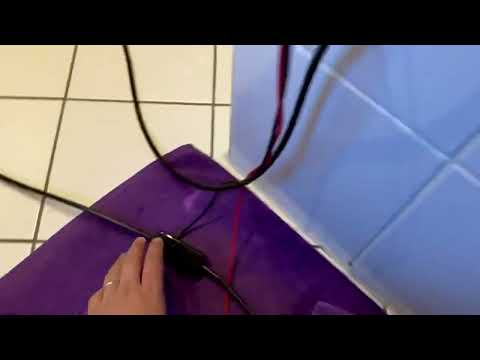 Bilgenpumpe für Wohnwagen-Grauwasser - Testlauf in der Badewanne