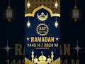 237 Hari Lagi Ramadhan 2024 Shorts Ramadhan2024