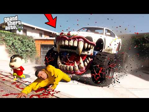 Franklins Car Is A Monster Car in GTA 5 !