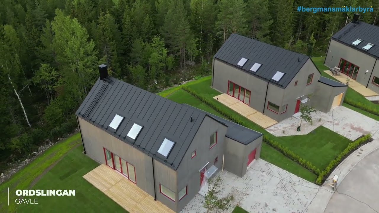 6 rum Villa på Ordslingan 27 Gävle - Södra Hemlingby Gävle kommun - video