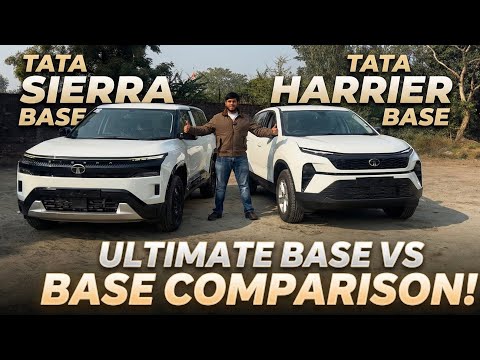 New Tata Sierra Base Variant VS Tata Harrier Base Variant 2026 - Comparison 