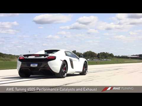 AWE Tuning McLaren 650S Performance Catalyst and Exhaust System 