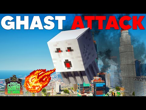 MINECRAFT GHAST DESTROYS THE WORLD! | PGN # 248 | GTA 5 Roleplay