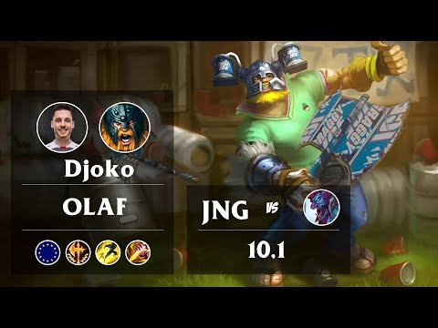 OLAF JNG vs TRUNDLE - EUW Challenger/Patch 10.1