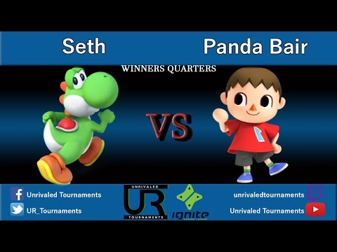 Ignition #25  WINNERS QUARTERS - Seth (Yoshi) vs Panda Bair  (Villager)