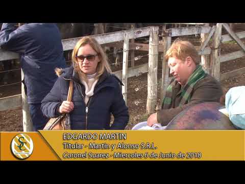 06-06-18 Nota Edgardo Martin - Titular - Martin y Alonso S.R.L. - Coronel Suárez