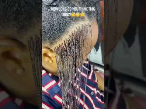 HOW LONG THESE MILLION BRAIDS TOOK? 👀 #wigsforblackwomen #wigreview #braidedwig #twisting