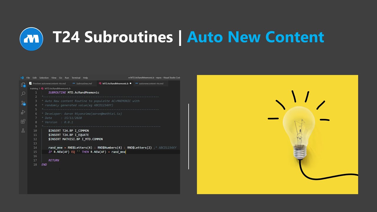 How to Automatically Populate Content of T24 Version Field using Subroutine | T24 Programming
