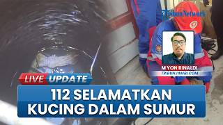 Respons Cepat Call Center Bahagia 112 Damkar Jambi, Evakuasi Kucing Terjebak di Sumur 10 Meter