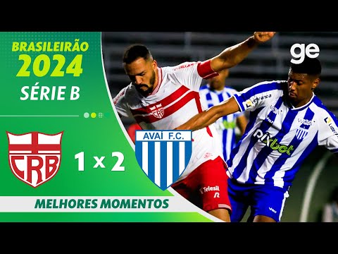 Gols e lances de CRB x Avaí