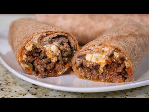 Burritos De Picadillo | Recetas Mexicanas Faciles