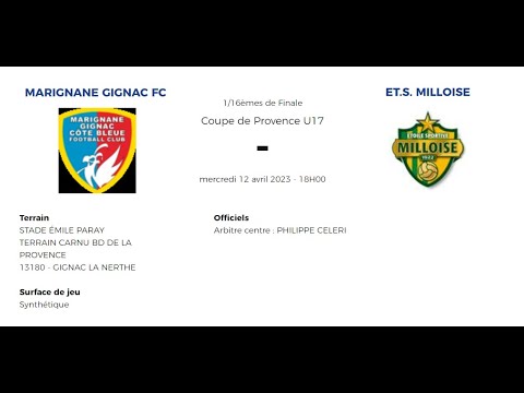 marignane gignac fc VS esm u17