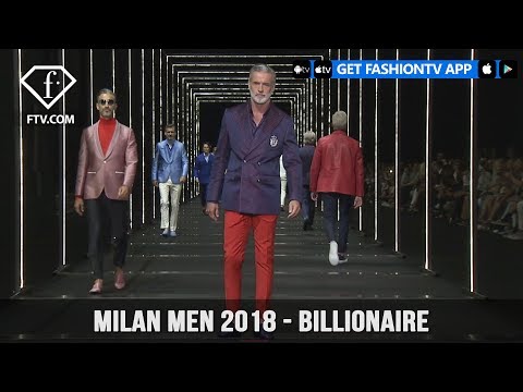 Milan Men Spring/Summer 2018 - Billionaire | FashionTV