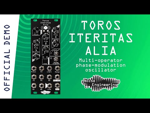 Noise Engineering Toros Iteritas Alia Black - Oscillator Modular Synthesizer image 2