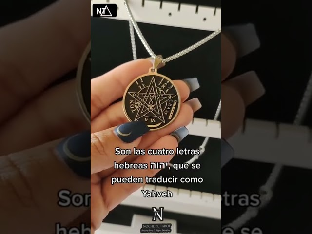 Vídeo relacionado con SIMBOLIKS Tetragrammaton colgante Amuleto de protección mal de ojo y mala energía, poderoso Talismán de protección personal Pentáculo Tetragramaton Pentagrama Buixa Meiga